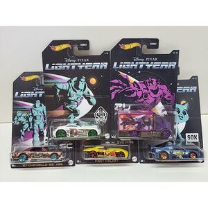 New Hot Wheels Lightyear Theme‎ Disney Pixar Series Diecast Model Set - 5 Piece